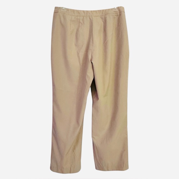 Talbots Petites Size 10 Tan Stretch Fully Lined Wool-Silk-Spandex Pants - Picture 2 of 4